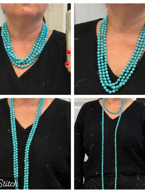 Jewelry - Turquoise Necklace Beaded Multiway Necklace Women Jewelry